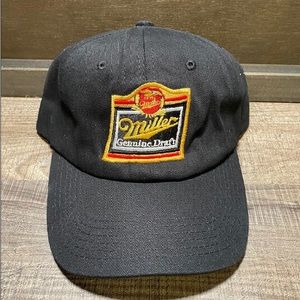 Vintage Miller Genuine Draft adjustable hat